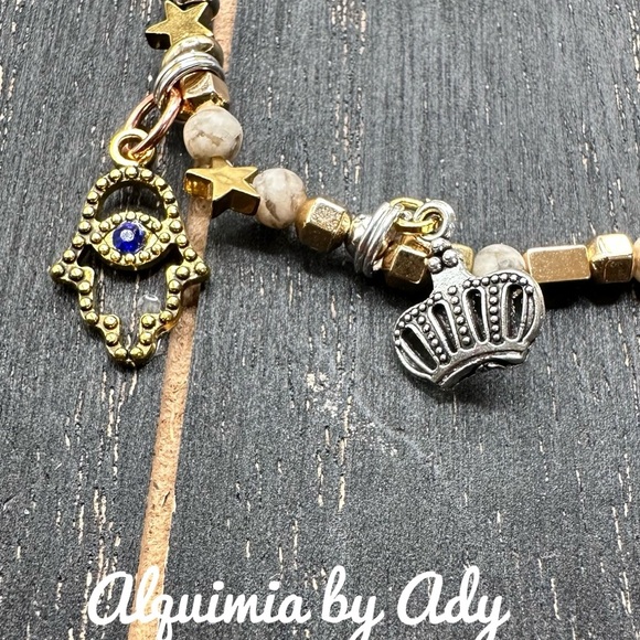 Alquimia by Ady Gold and Silver Charm Bracelet - Picture 2 of 2
